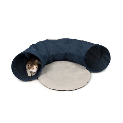 Catit Vesper Tunnel with Sleeping Cushion Cat Toy
