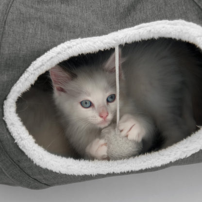 Catit Vesper Tunnel with Sleeping Cushion Cat Toy