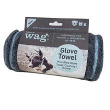 Henry Wag Pet Glove Grey Dog Towel