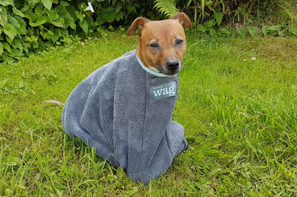 Henry Wag Grey Dog Drying Bag