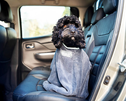 Henry Wag Grey Dog Drying Bag