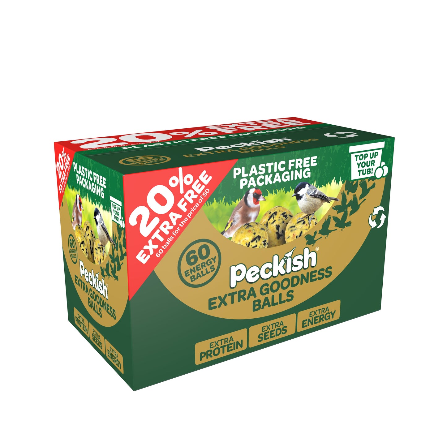 Peckish Extra Goodness Energy Balls Wild Bird Food