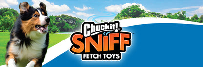 Chuckit! Sniff Fetch Ball Peanut Butter Medium Green Ball Dog Toy