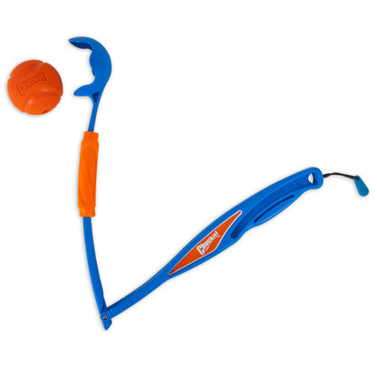 Chuckit! Fetch & Fold Launcher Blue and Orange Dog Toy