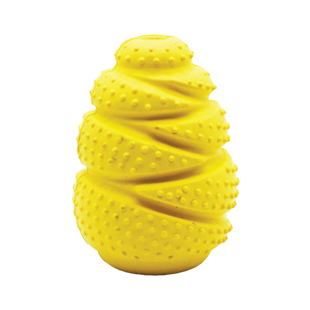 Grrrelli Rubber Soft Yellow Dog Treat Toy