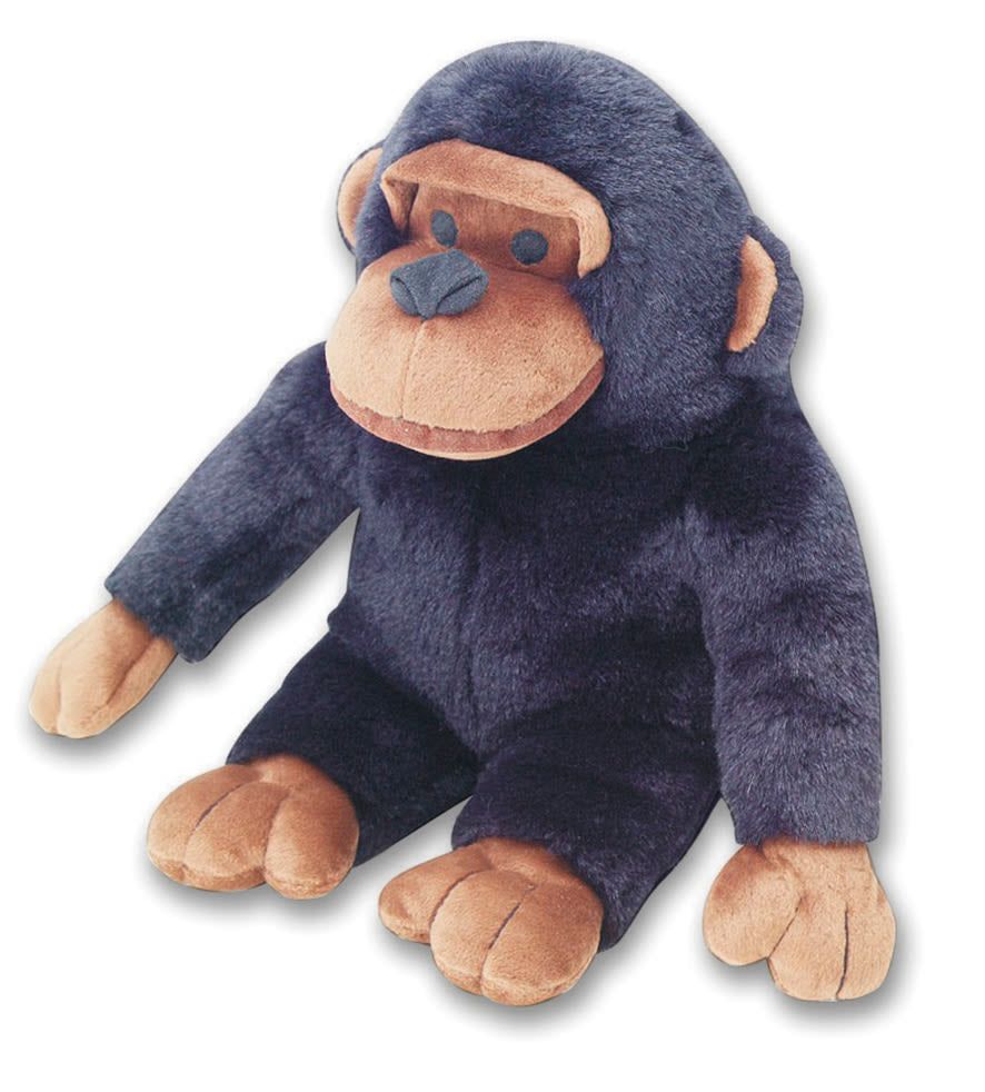 Happy Pet Big Buddie Chucky The Chimp Black & Brown Plush Dog Toy