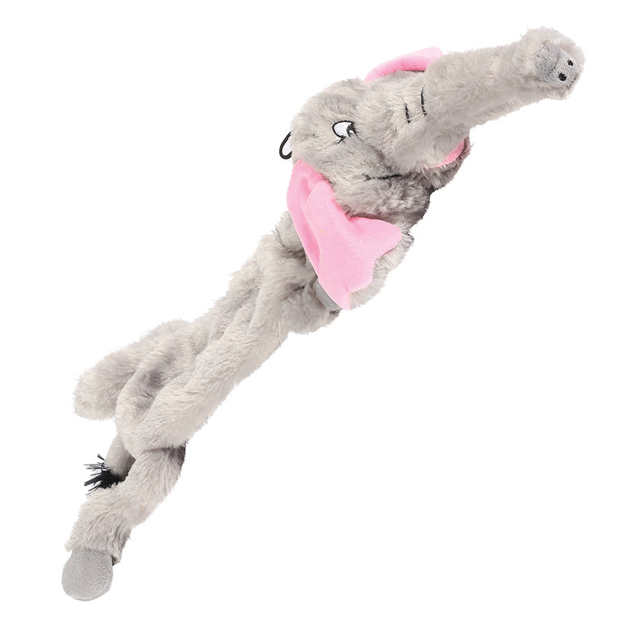 Happy Pet Wild Crinkler Grey Elephant Dog Toy