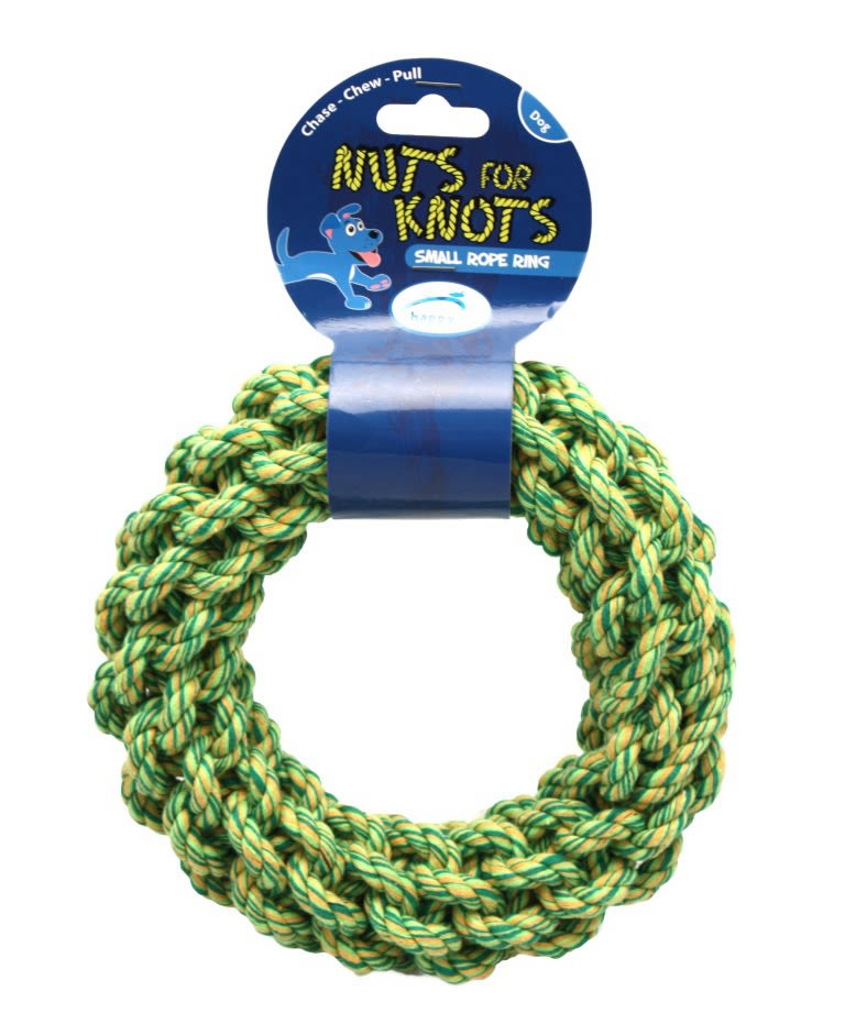 Happy Pet Nuts For Knots Ring Large Dog Tug Toy