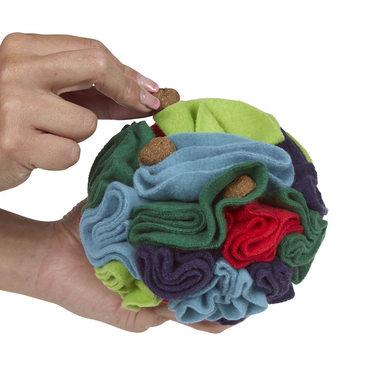 Petface Fabric Snuffle Ball Pet Treat Puzzle Toy