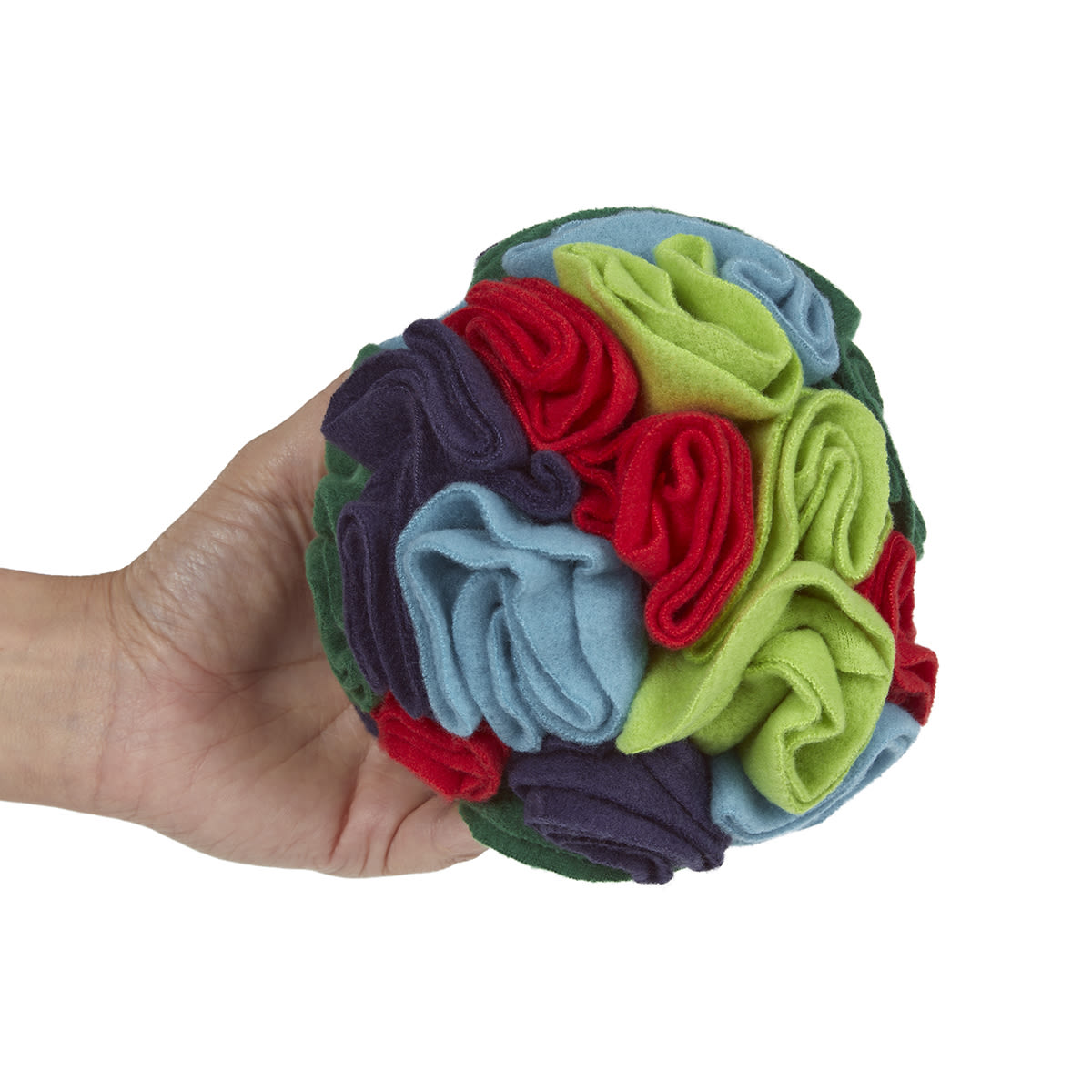 Petface Fabric Snuffle Ball Pet Treat Puzzle Toy