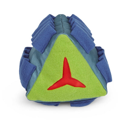 Petface Fabric Snuffle Triangle Pet Treat Puzzle Toy