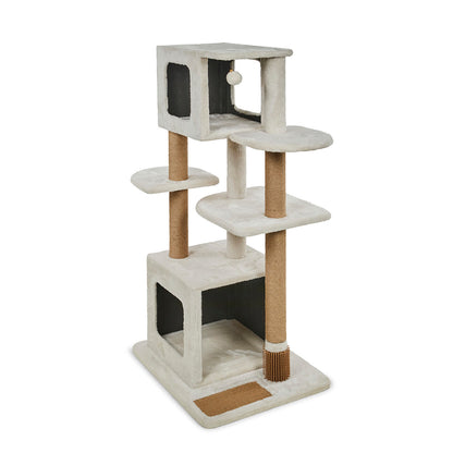 Petface Multi Level Cream Colour Cat Activity Tower