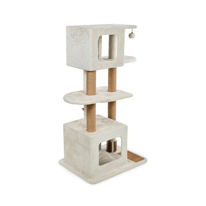 Petface Multi Level Cream Colour Cat Activity Tower