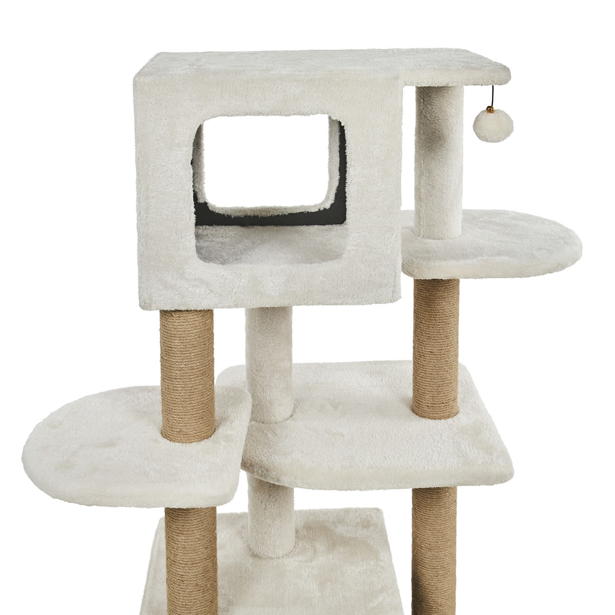 Petface Multi Level Cream Colour Cat Activity Tower
