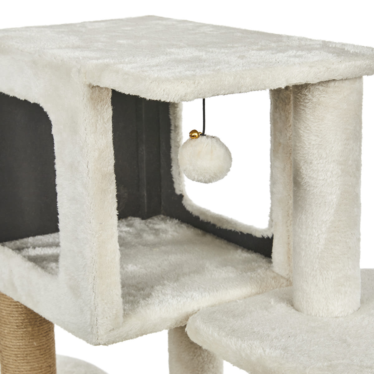 Petface Multi Level Cream Colour Cat Activity Tower