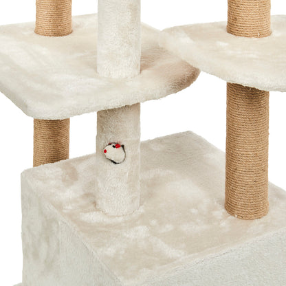 Petface Multi Level Cream Colour Cat Activity Tower