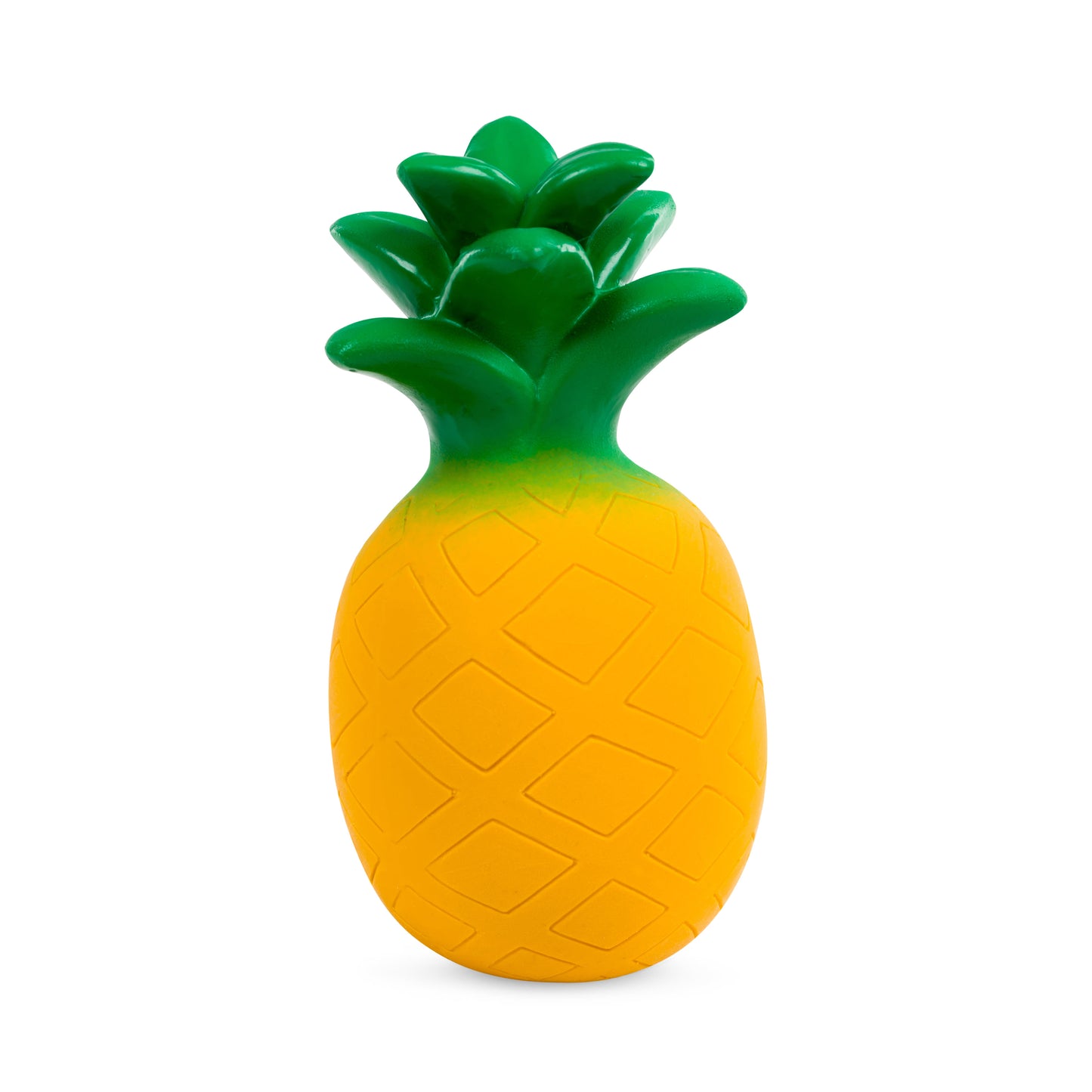 Petface Greenfingers Latex Perry Yellow Pineapple Dog Toy