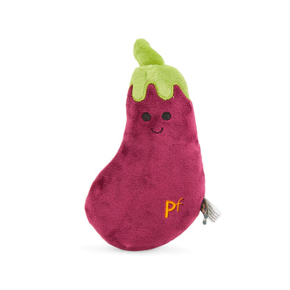 Petface Greenfingers Fluffy Aubri Aubergine Purple Plush Dog Toy