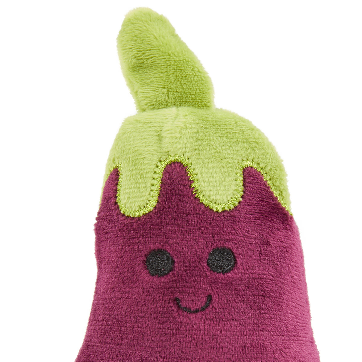 Petface Greenfingers Fluffy Aubri Aubergine Purple Plush Dog Toy