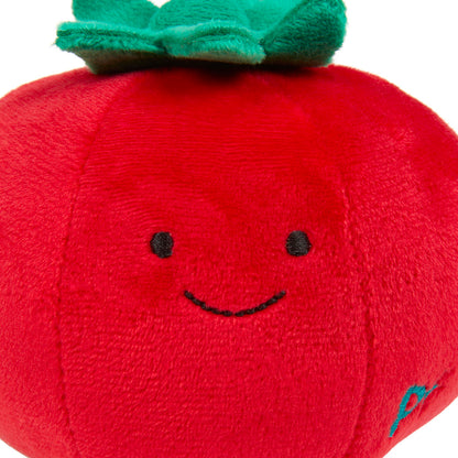 Petface Greenfingers Tigan Tomato Red Plush Dog Toy