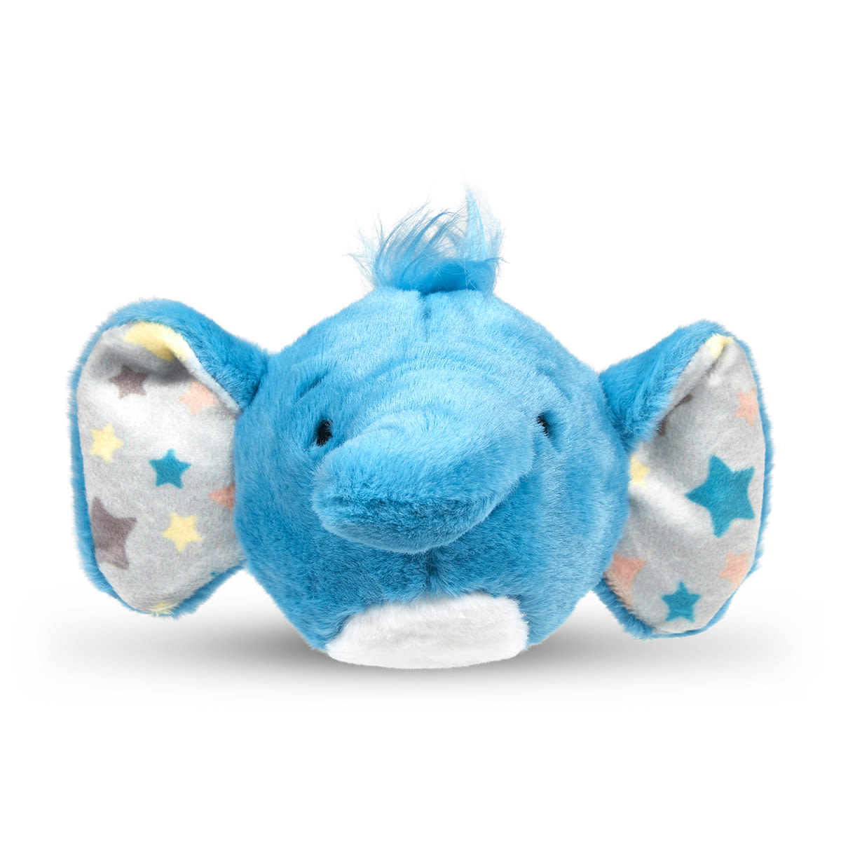 Petface Little Esmee Elephant Blue Ball Plush Small Dog Toy