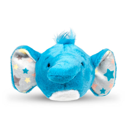Petface Little Esmee Elephant Blue Ball Plush Small Dog Toy