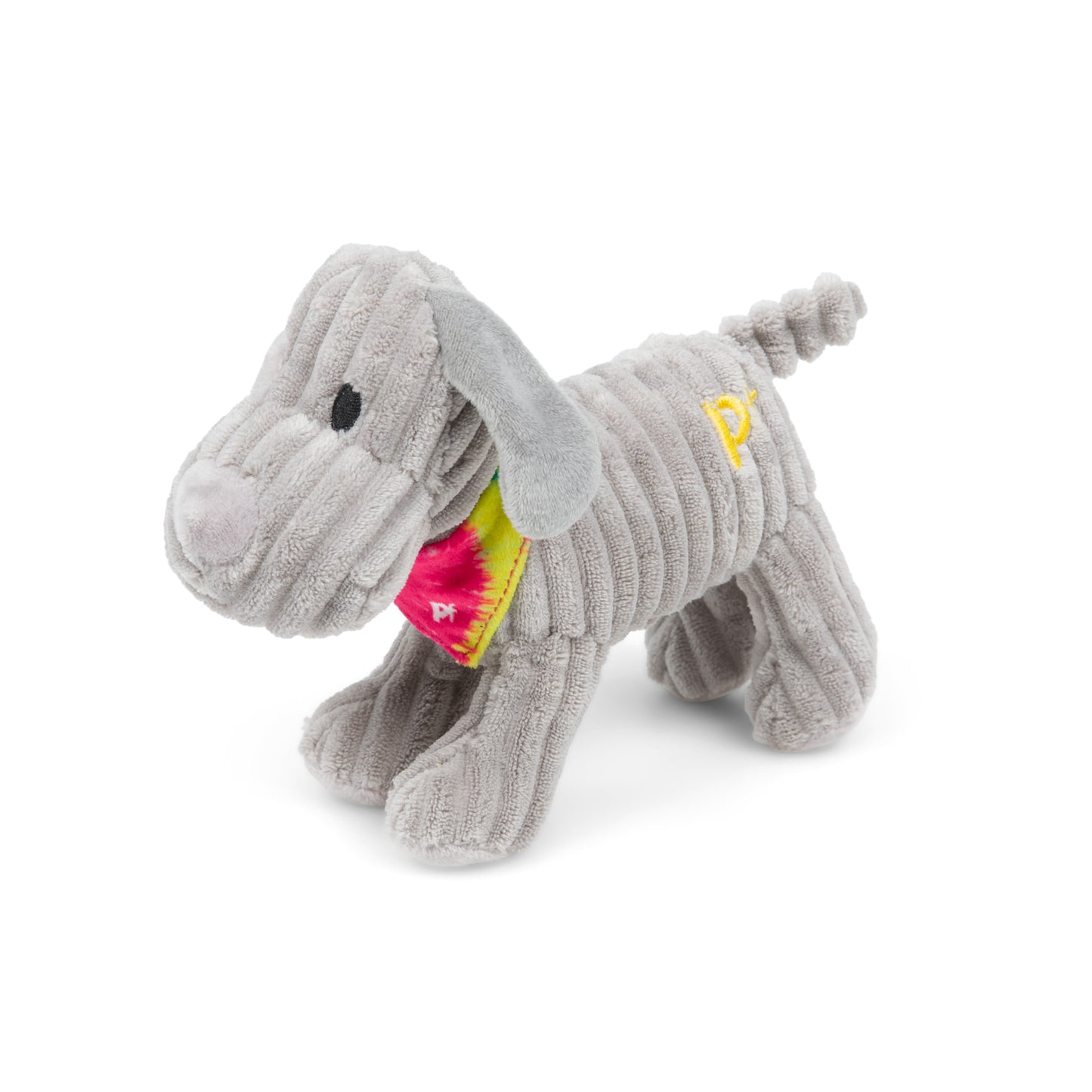 Petface Little Fun Freddi Cord Grey Plush Small Dog Toy
