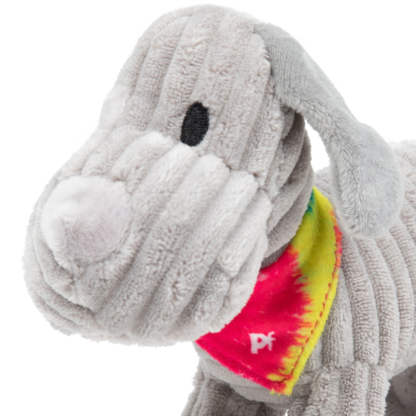 Petface Little Fun Freddi Cord Grey Plush Small Dog Toy