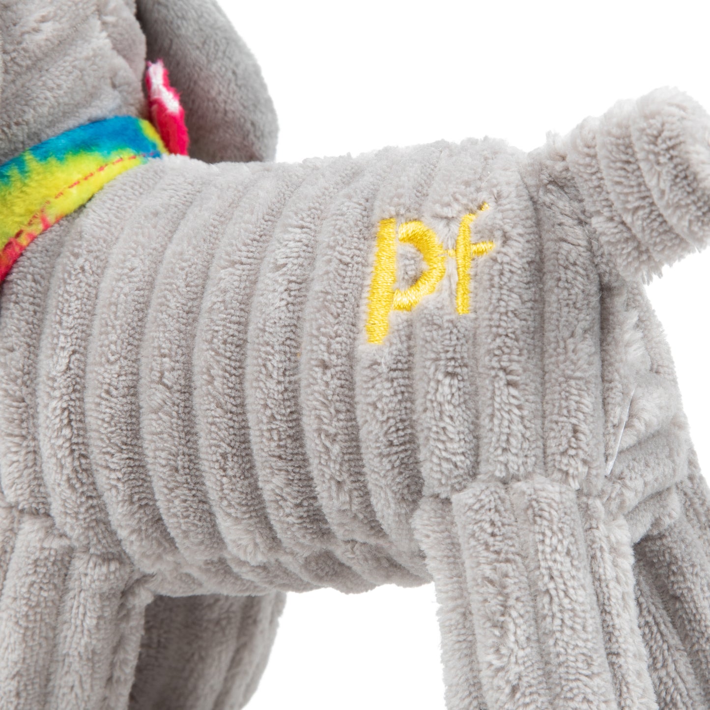 Petface Little Fun Freddi Cord Grey Plush Small Dog Toy