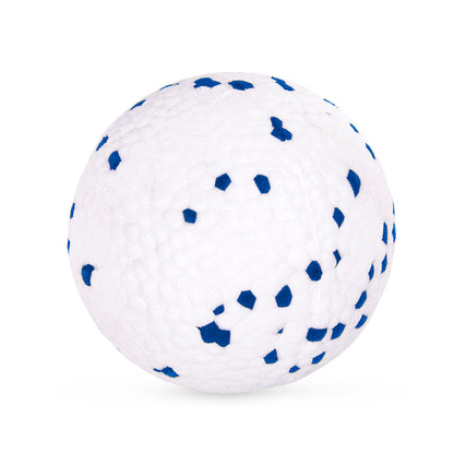 Petface Outdoor Paws Mighty White & Blue Ball Large Dog Toy