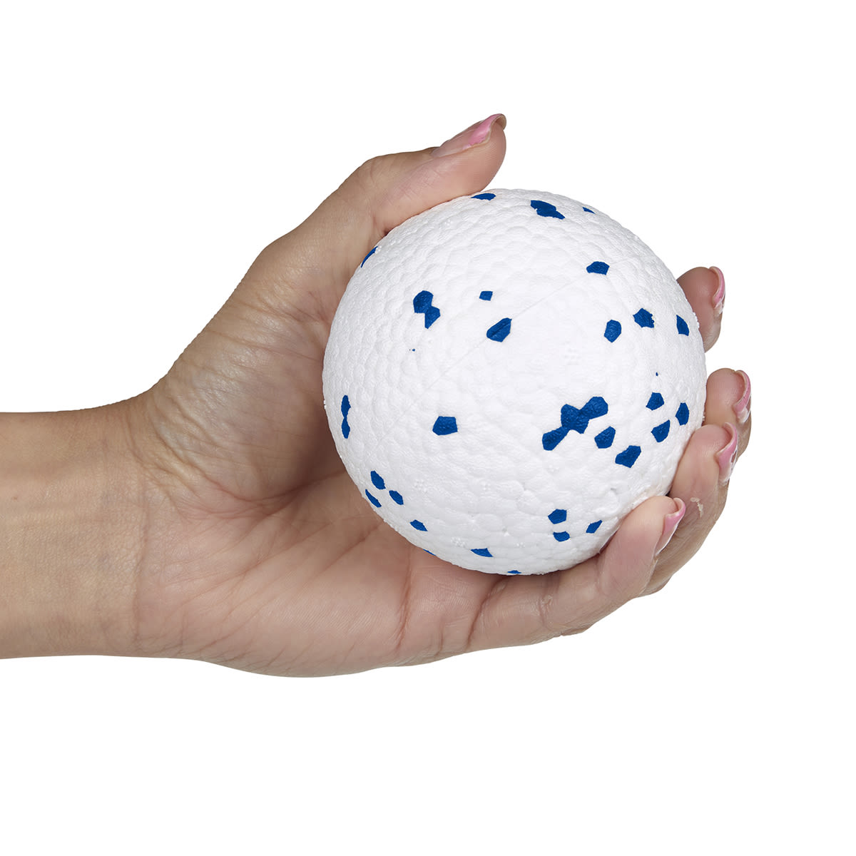 Petface Outdoor Paws Mighty White & Blue Ball Large Dog Toy