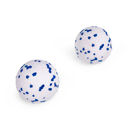 Petface Outdoor Paws Mighty White & Blue Ball Medium Dog Toy