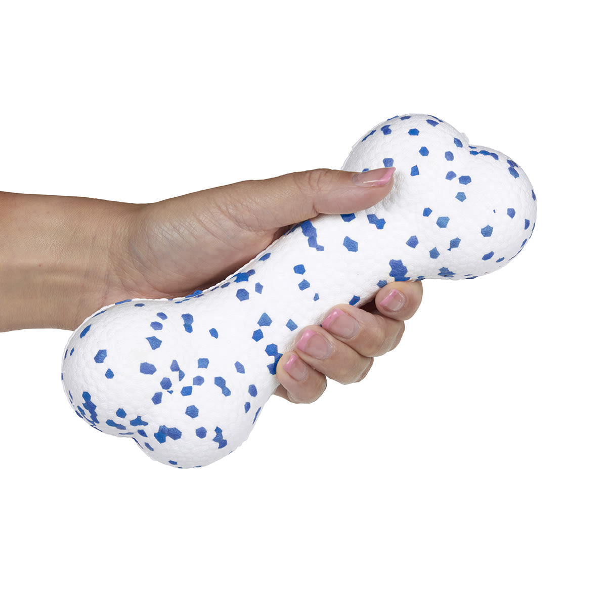 Petface Outdoor Paws Mighty White & Blue Bone Dog Toy