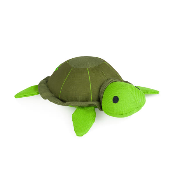 Petface Planet Tessi Turtle Plush Green Dog Toy