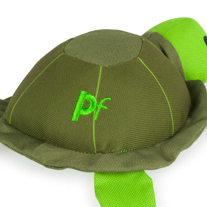 Petface Planet Tessi Turtle Plush Green Dog Toy