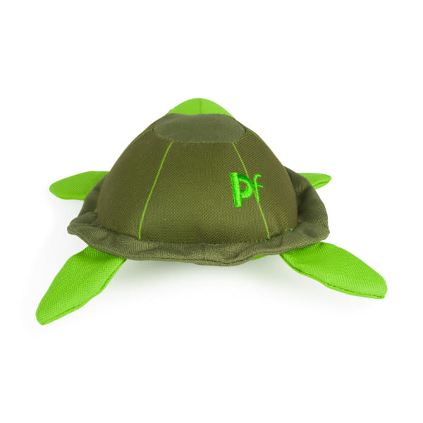 Petface Planet Tessi Turtle Plush Green Dog Toy