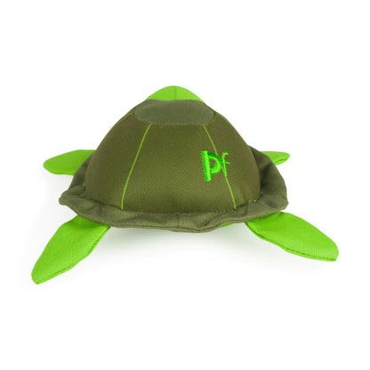 Petface Planet Tessi Turtle Plush Green Dog Toy