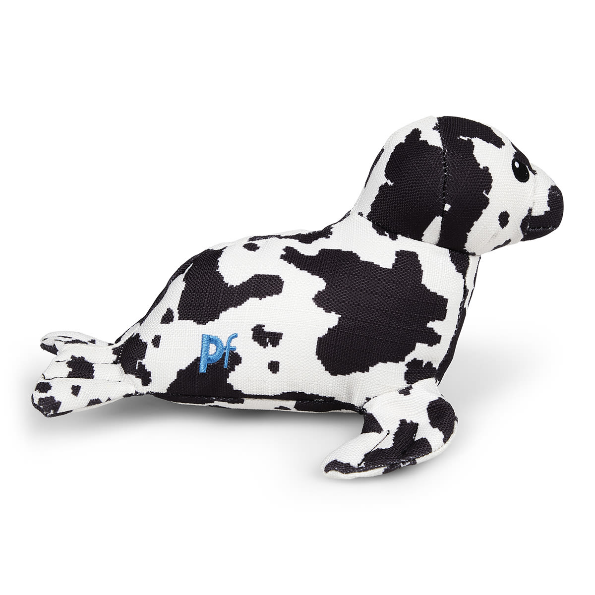 Petface Planet Ocean Cycle Sienna Seal Plush Black & White Dog Toy