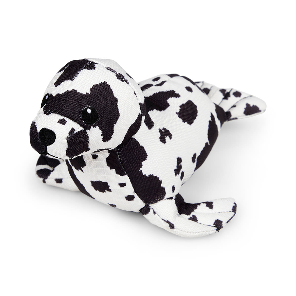 Petface Planet Ocean Cycle Sienna Seal Plush Black & White Dog Toy