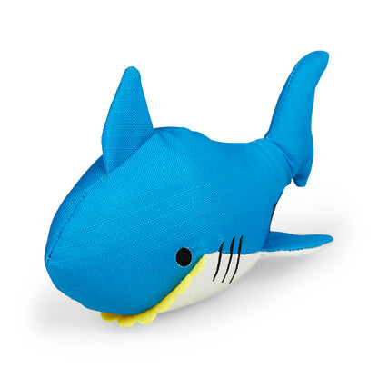 Petface Planet Ocean Cycle Salina Shark Plush Blue Dog Toy