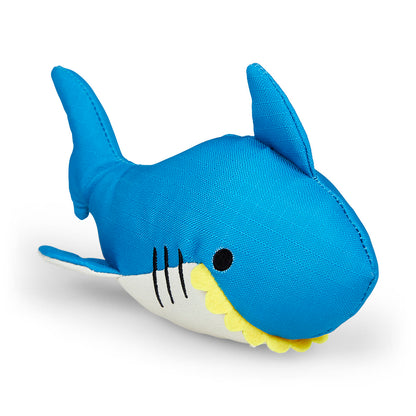 Petface Planet Ocean Cycle Salina Shark Plush Blue Dog Toy