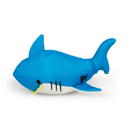 Petface Planet Ocean Cycle Salina Shark Plush Blue Dog Toy