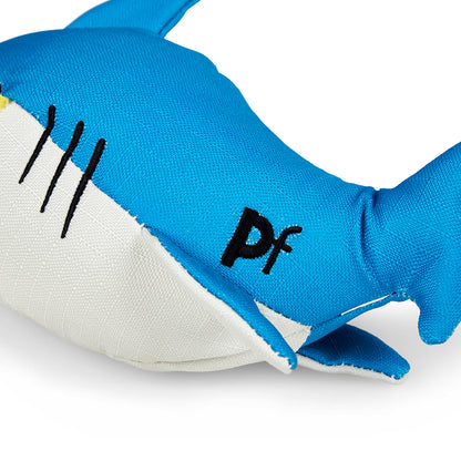 Petface Planet Ocean Cycle Salina Shark Plush Blue Dog Toy