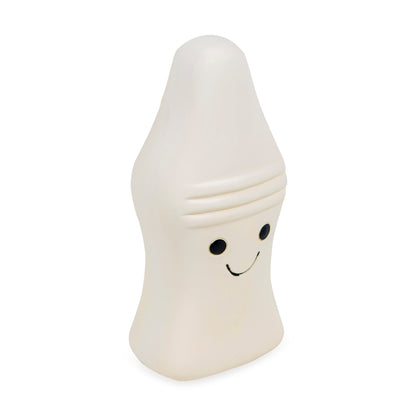 Petface Ernie The Milk Bottle Latex White Dog Toy