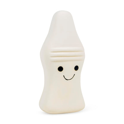 Petface Ernie The Milk Bottle Latex White Dog Toy