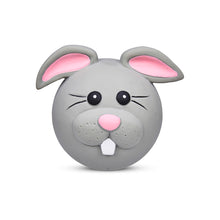 Petface Rico Rabbit Latex Grey Dog Toy