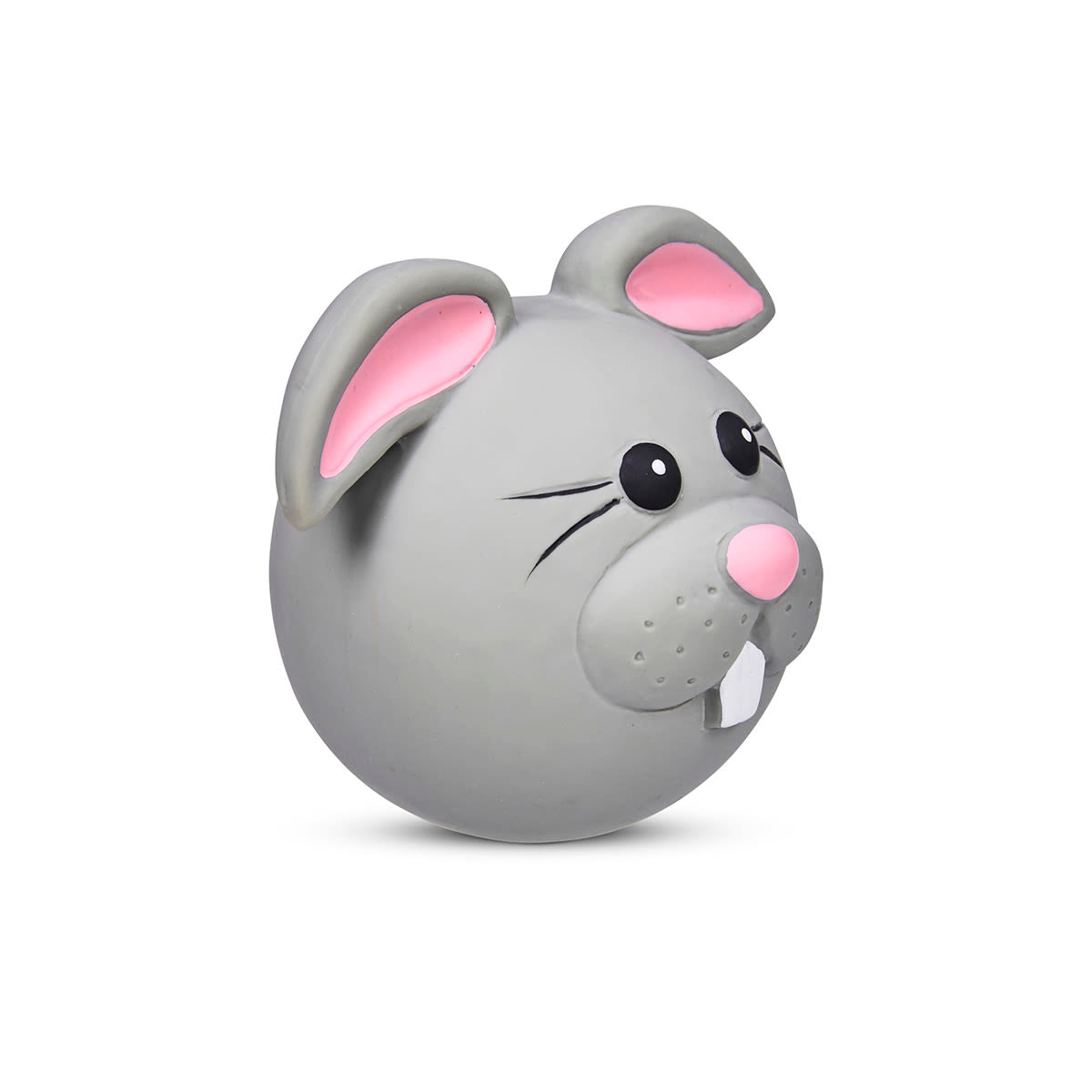 Petface Rico Rabbit Latex Grey Dog Toy