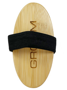 Bamboo Eco Groom Palm Dog Brush