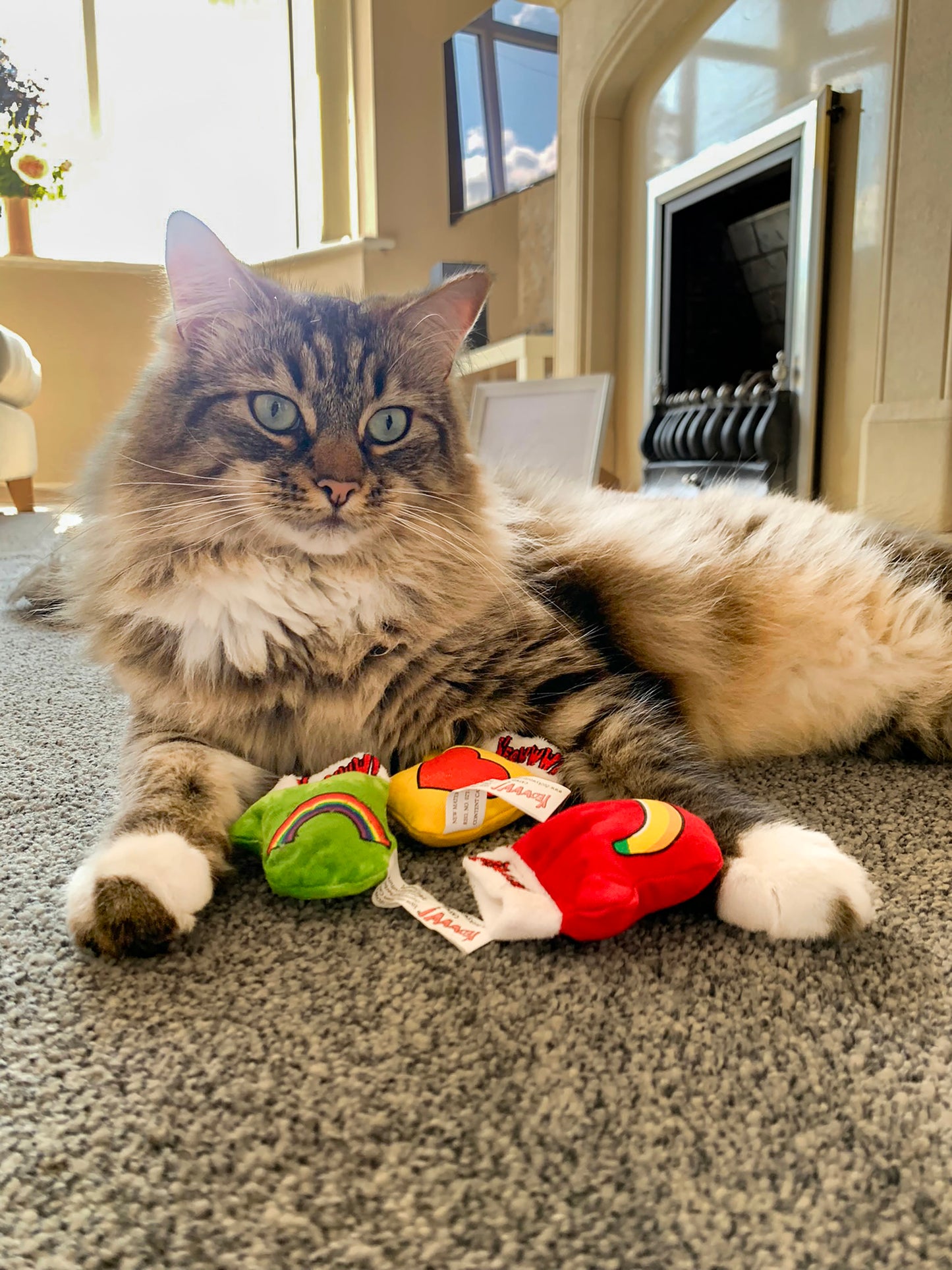 Yeowww 3 Kitten Mittens Catnip Toy