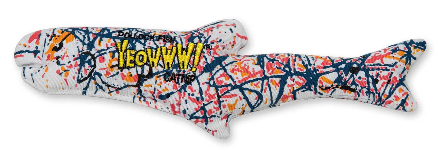 Rosewood Yeowww Pollock Fish Catnip Toy